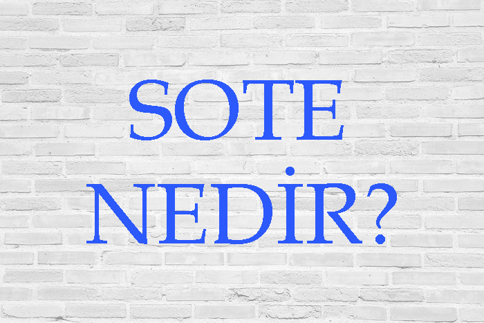 SOTE NEDİR? 1