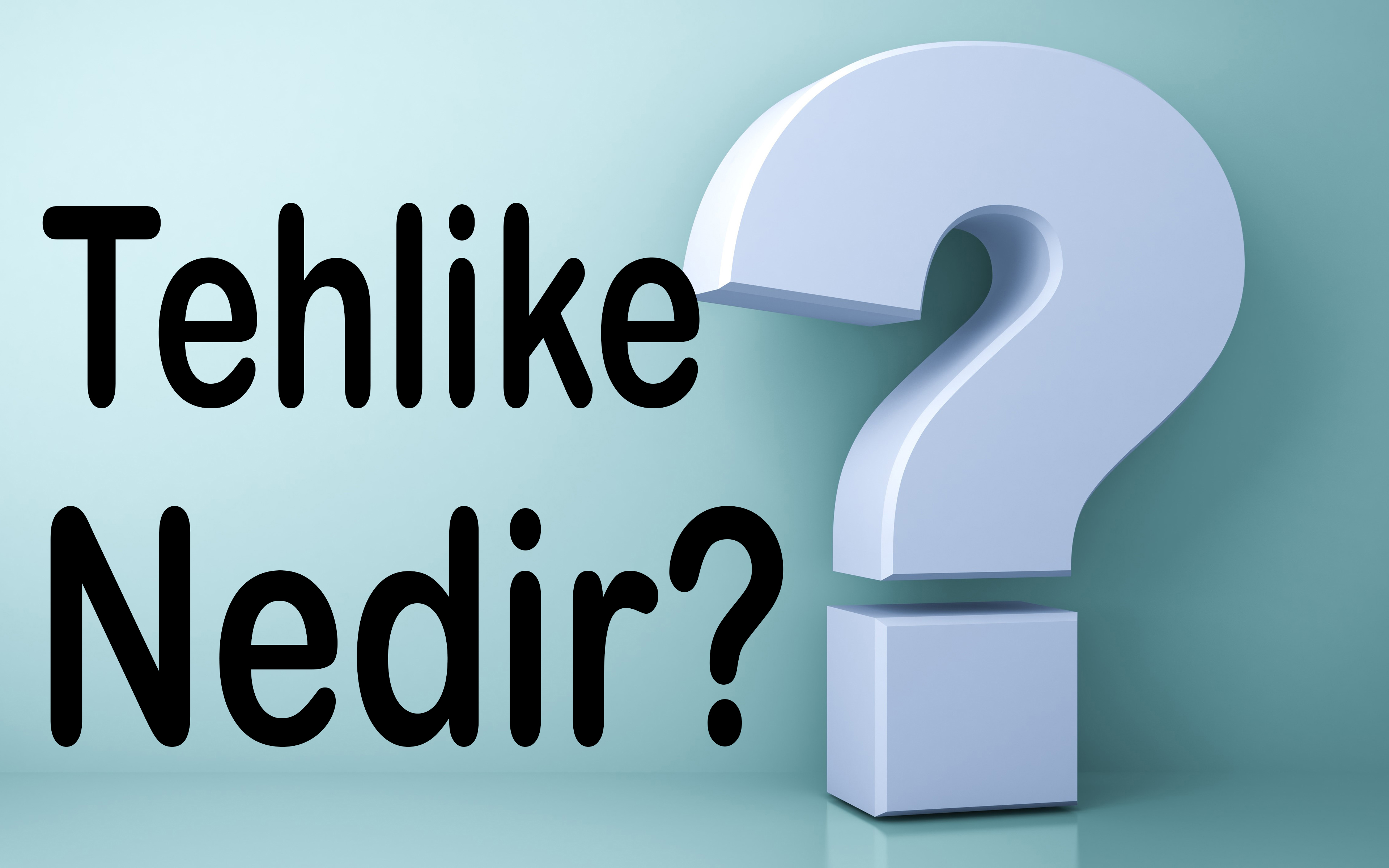 TEHLİKE NEDİR? 1