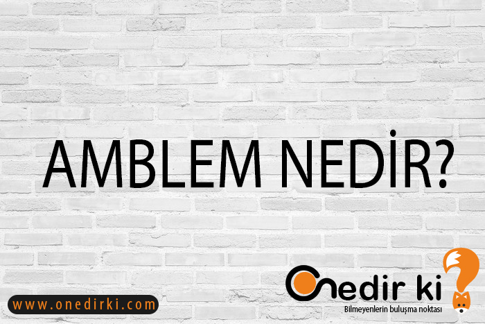 AMBLEM NEDİR? 1