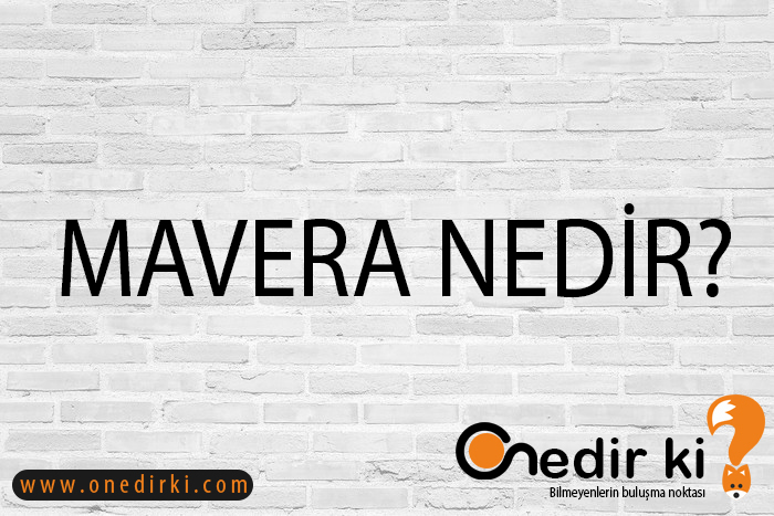 MAVERA NEDİR? 8