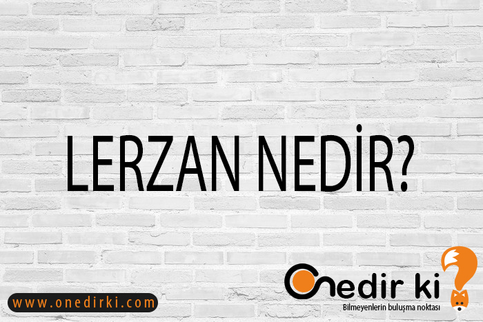 LERZAN NEDİR? 2