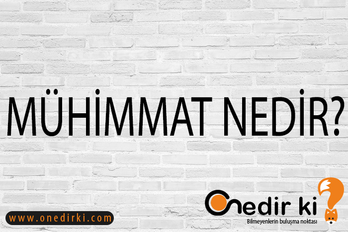 MÜHİMMAT NEDİR? 1