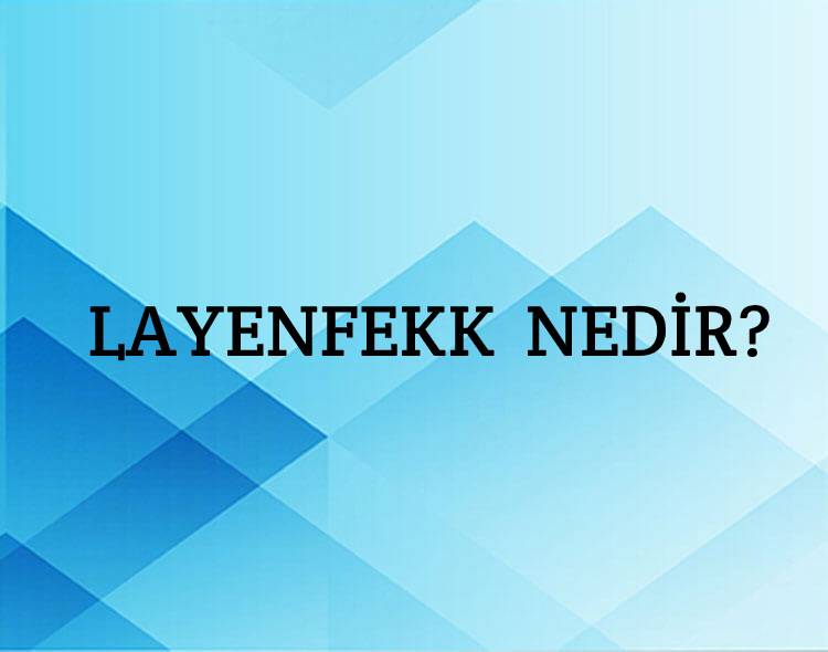 Layenfekk Nedir? 1