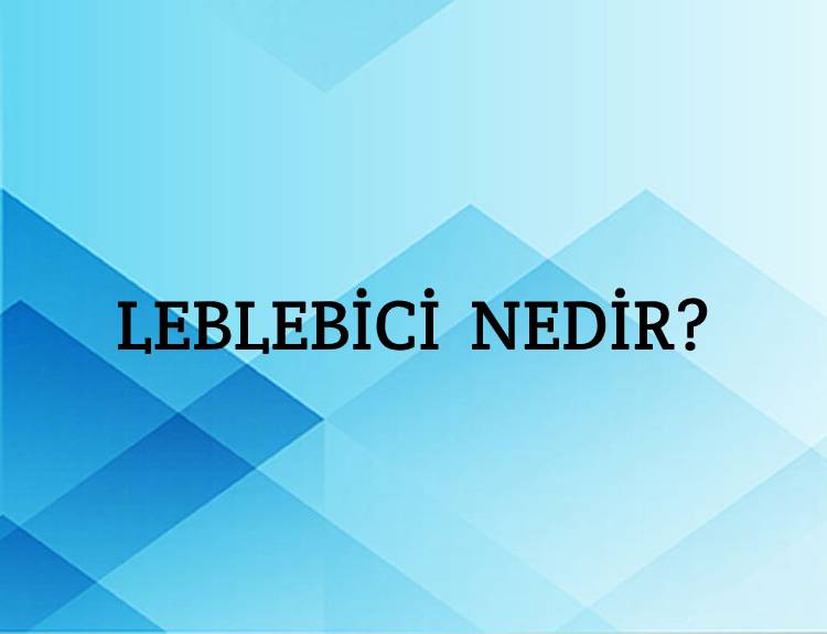 Leblebici Nedir? 1