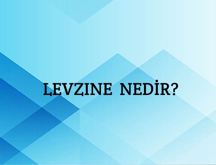 Levzıne Nedir? 1