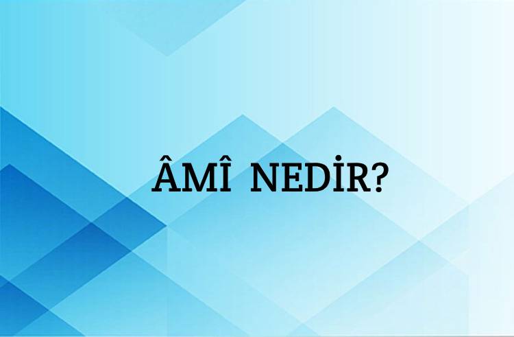 Âmî Nedir? 1