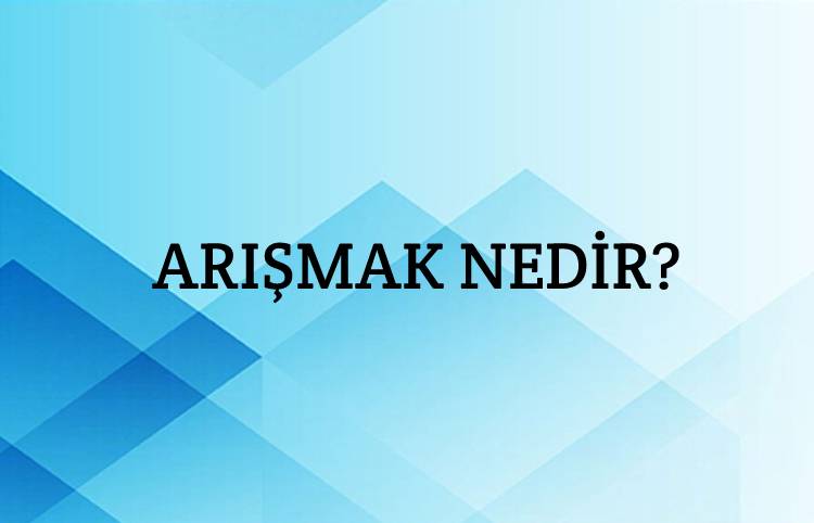 Arışmak Nedir? 1