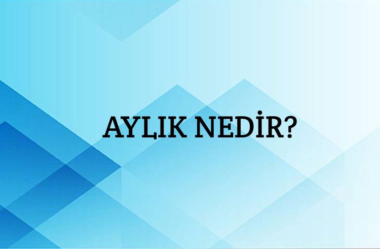 Aylık Nedir? 1