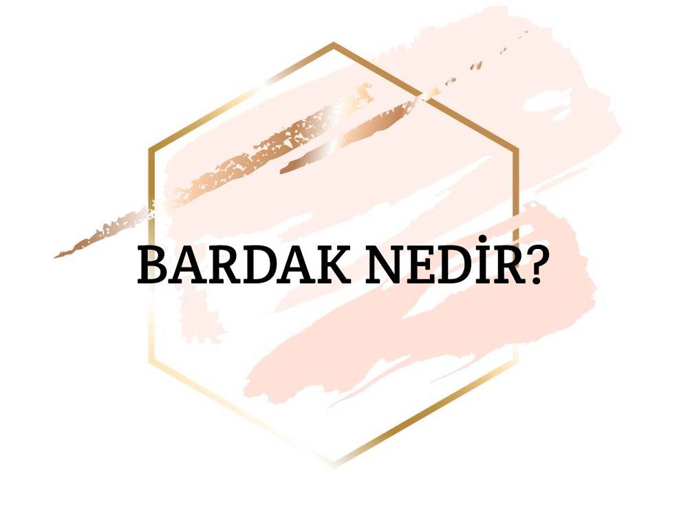 Bardak Nedir? 1