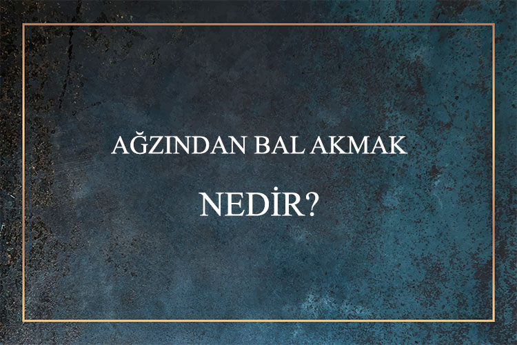 Ağzından Bal Akmak Nedir? 1