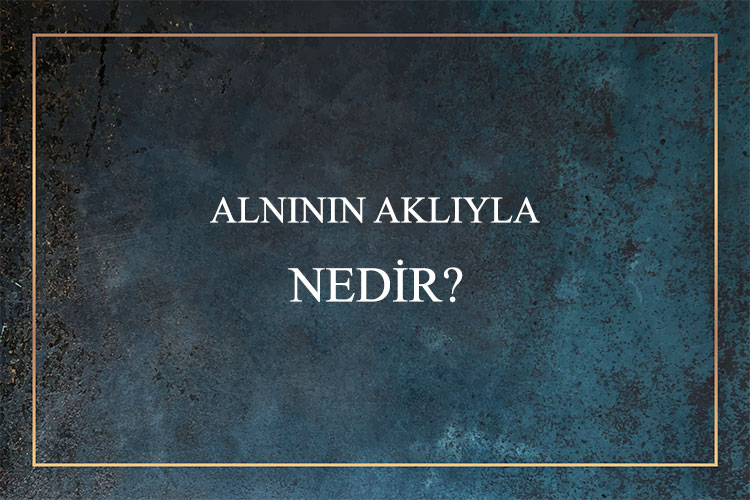 Alnının Aklıyla Nedir? 1