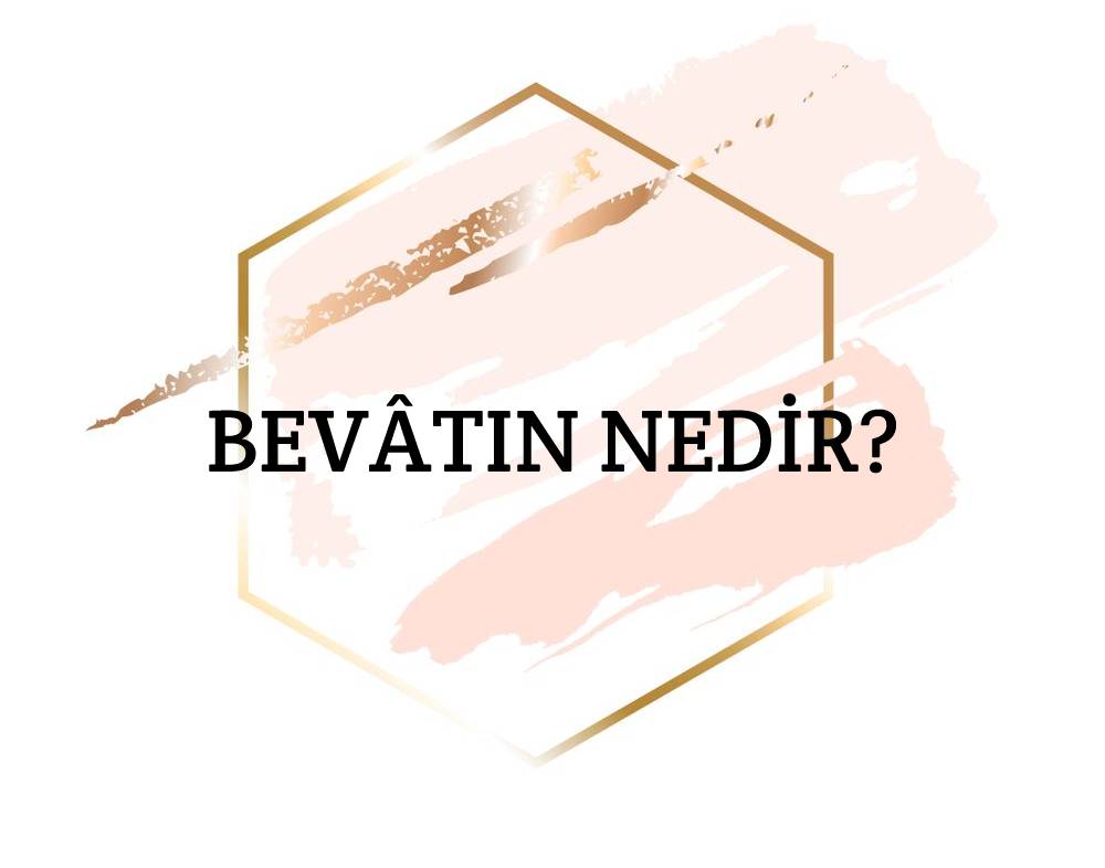 Bevâtın Nedir? 1