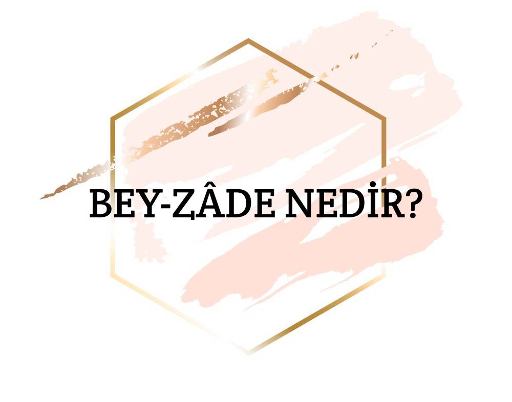 Bey-zâde Nedir? 1