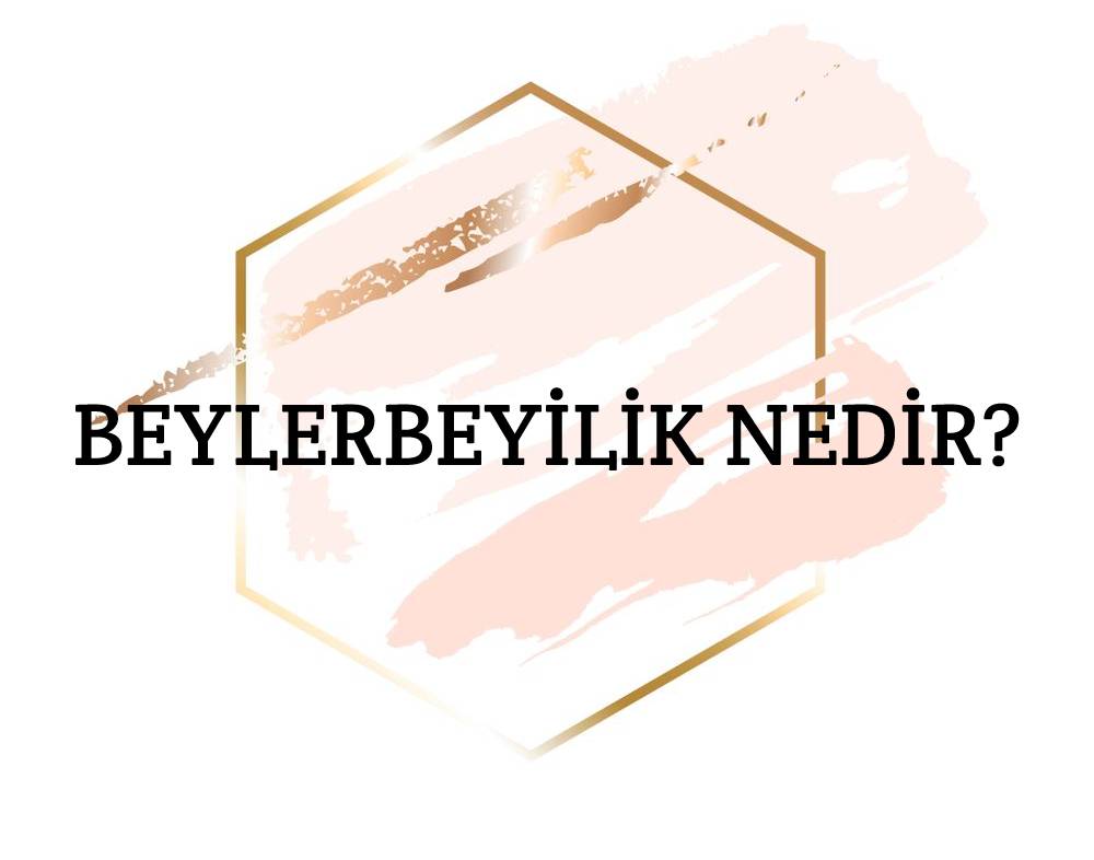 Beylerbeyilik Nedir? 1