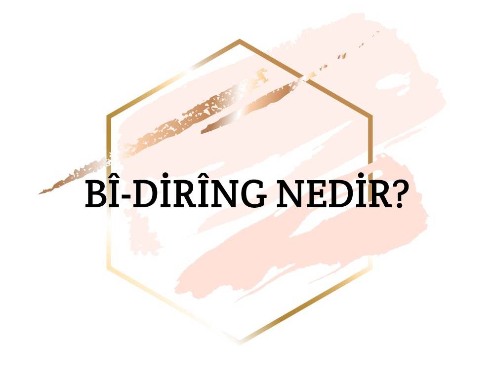 Bî-dirîğ Nedir? 1