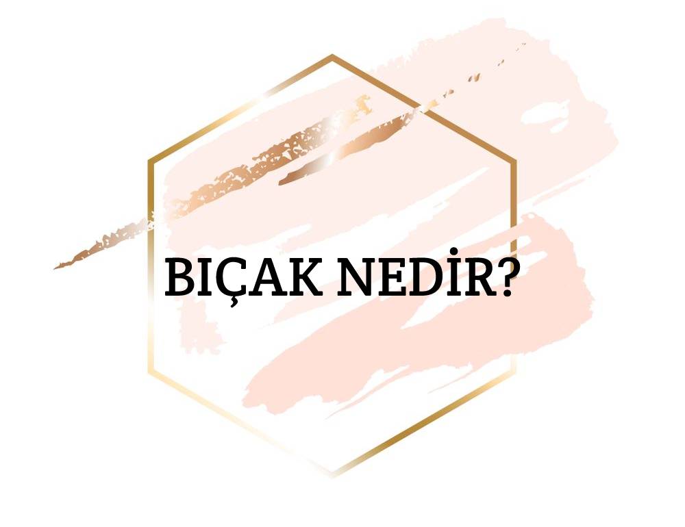 Bıçak Nedir? 1