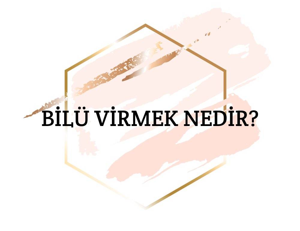 Bilü Virmek Nedir? 1