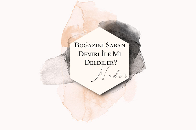 Boğazını Saban Demiri İle Mi Deldiler? Nedir? 1