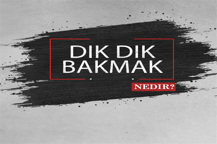 Dik Dik Bakmak Nedir? 1