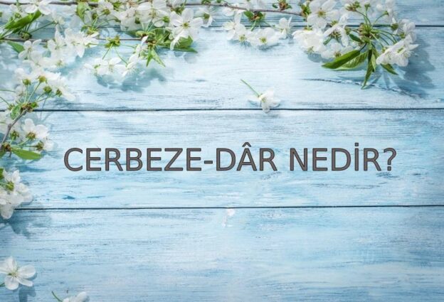 Cebreze-dâr Nedir? 1