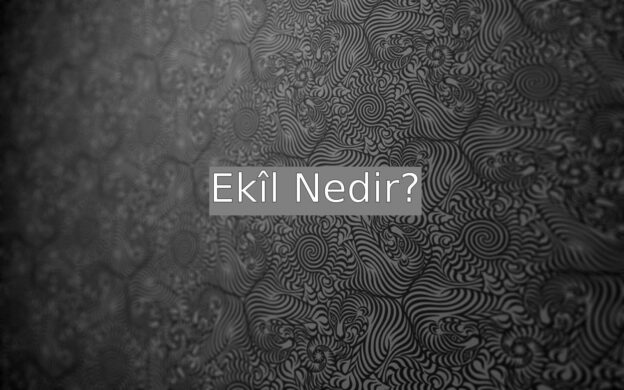 Ekîl Nedir? 1