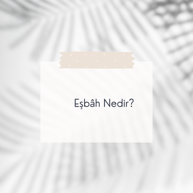 Eşbâh Nedir? 5