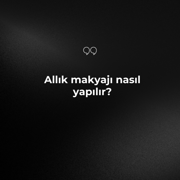 Allık makyajı nasıl yapılır? 1