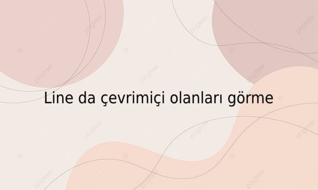 Line da çevrimiçi olanları görme 1