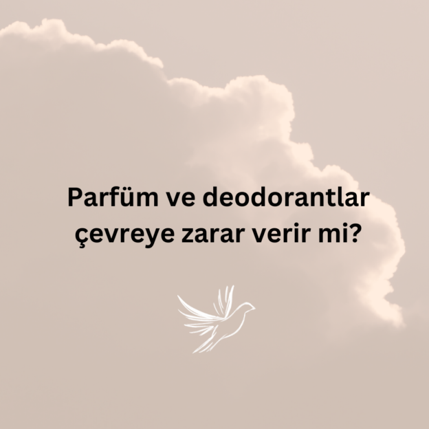 Parfüm ve deodorantlar çevreye zarar verir mi? 1