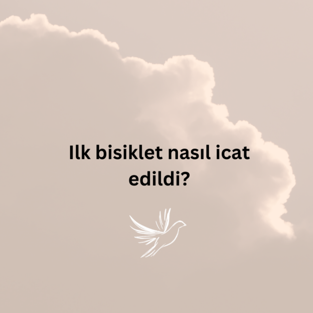 Ilk bisiklet nasıl icat edildi? 1