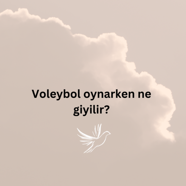 Voleybol oynarken ne giyilir? 1