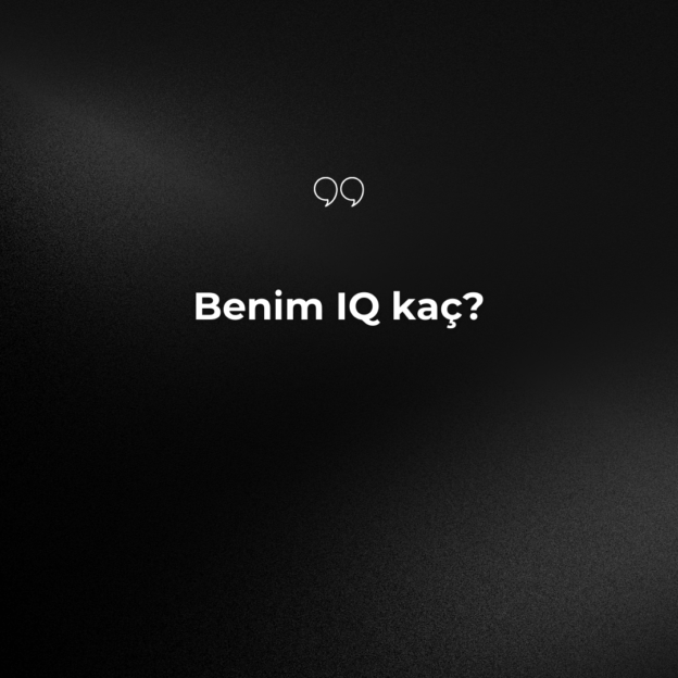 Benim IQ kaç? 1