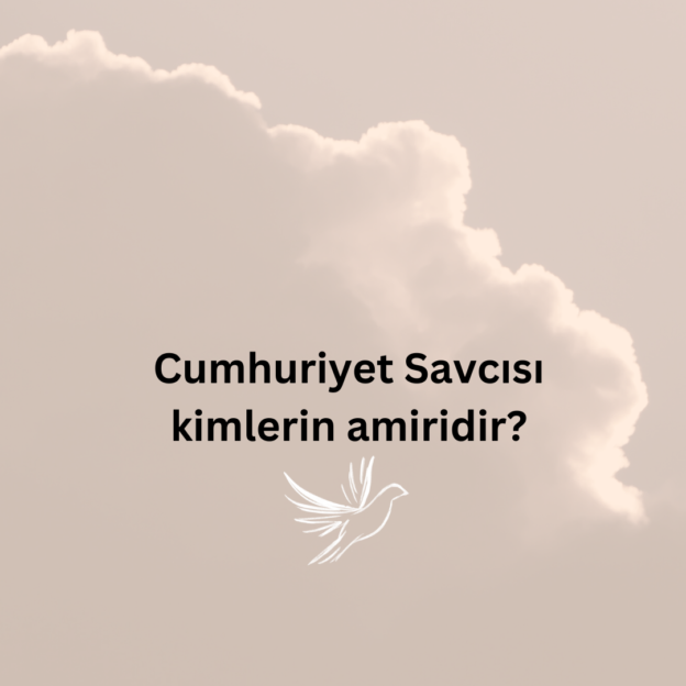 Cumhuriyet Savcısı kimlerin amiridir? 1