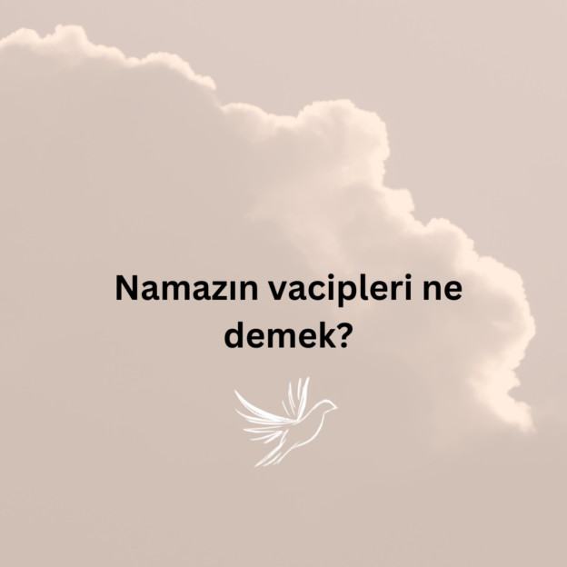 Namazın vacipleri ne demek? 1