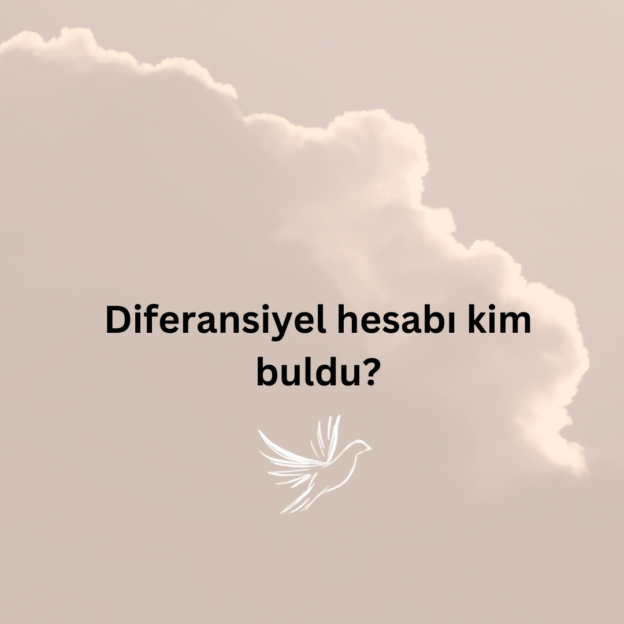 Diferansiyel hesabı kim buldu? 1