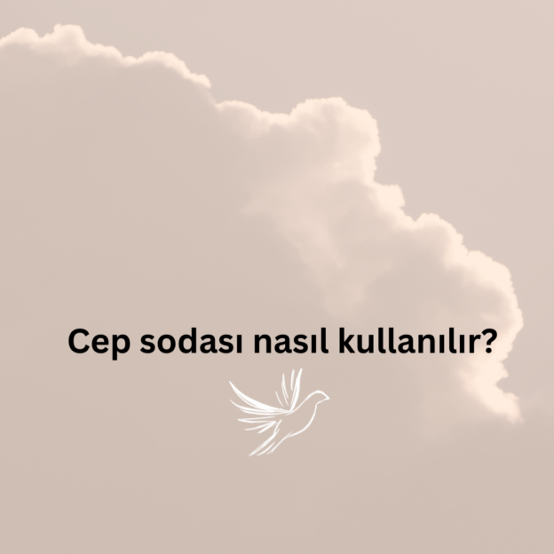 Cep sodası nasıl kullanılır? 1