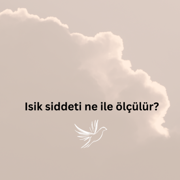 Isik siddeti ne ile ölçülür? 1