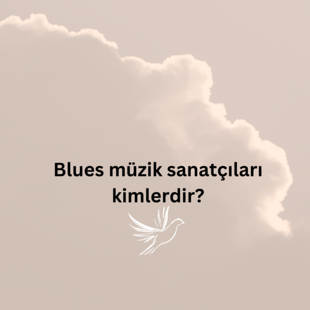 Blues müzik sanatçıları kimlerdir? 1