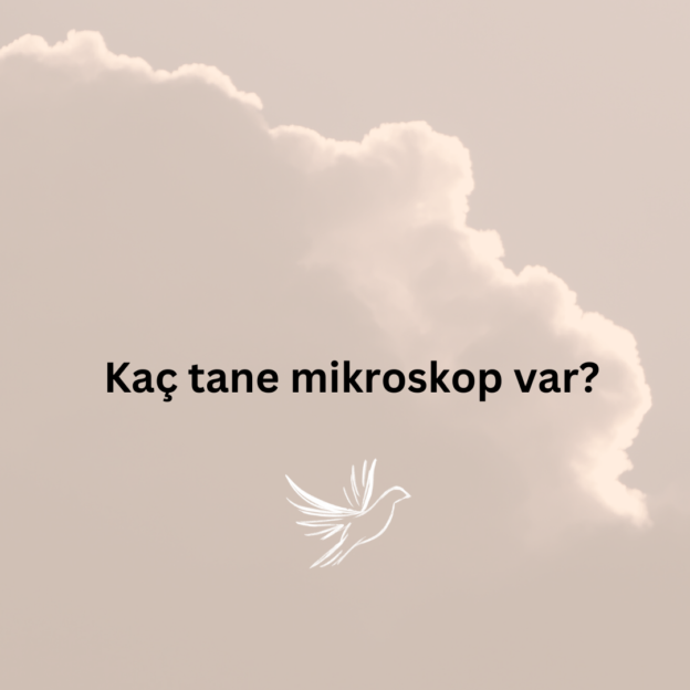 Kaç tane mikroskop var? 1