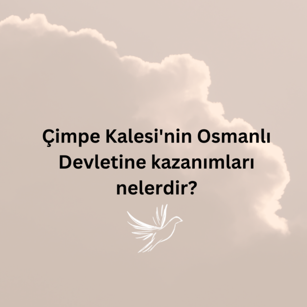 Çimpe Kalesi'nin Osmanlı Devletine kazanımları nelerdir? 1