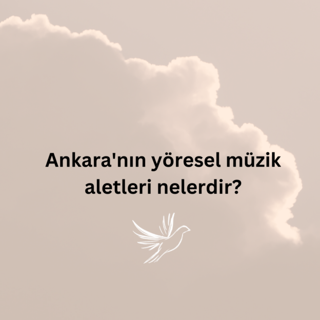 Ankara'nın yöresel müzik aletleri nelerdir? 1