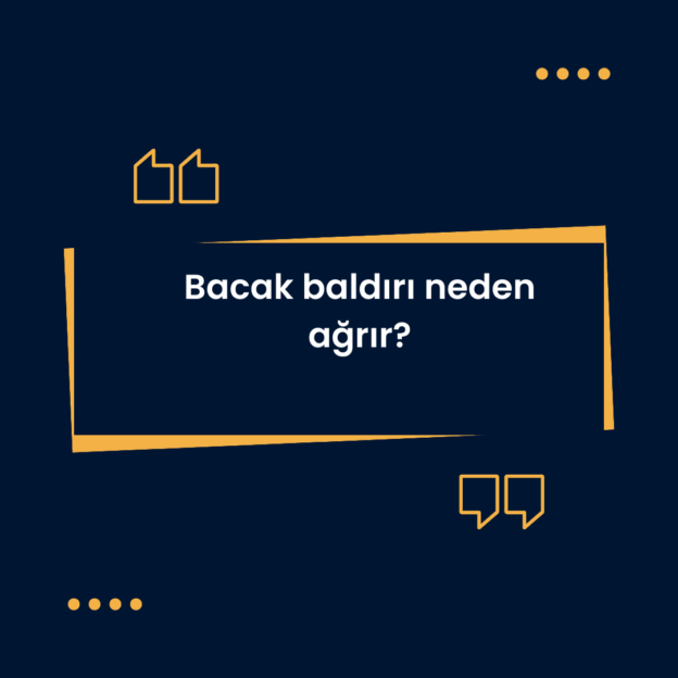 Bacak baldırı neden ağrır? 1