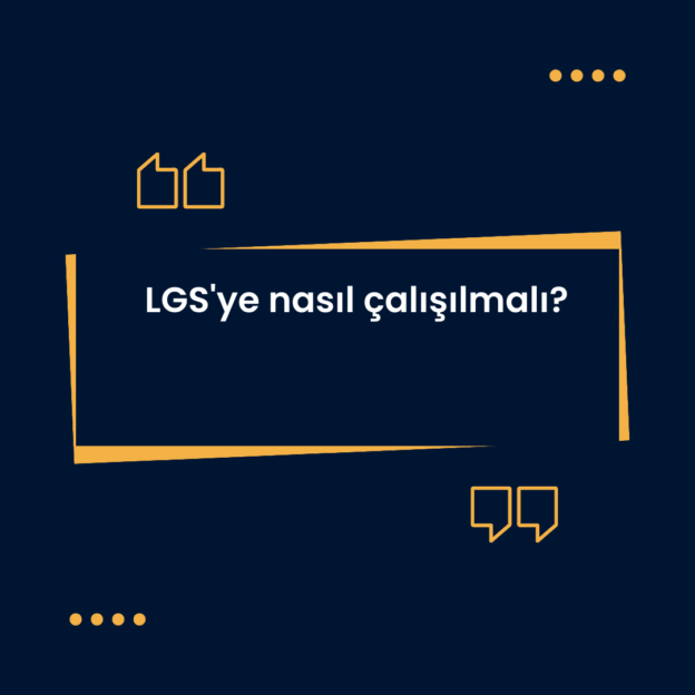 LGS'ye nasıl çalışılmalı? 1