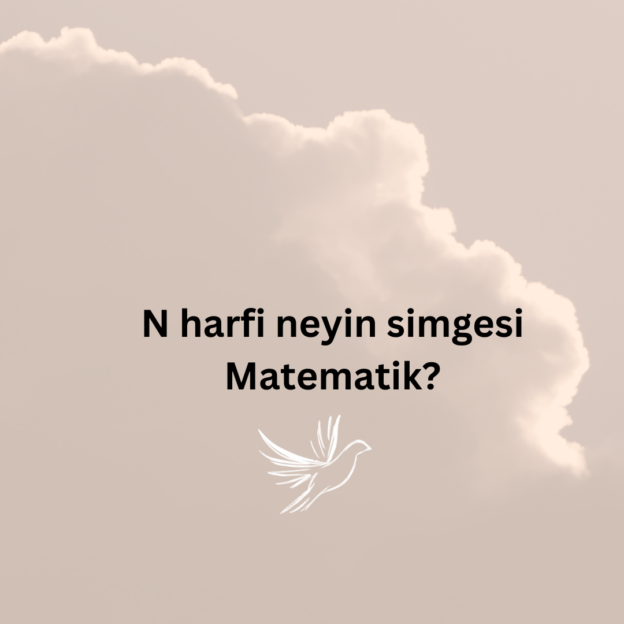 N harfi neyin simgesi Matematik? 1