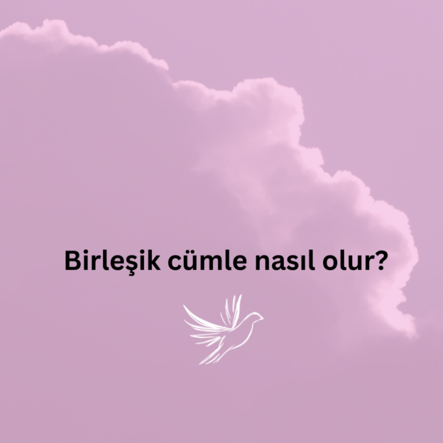 Birleşik cümle nasıl olur? 1