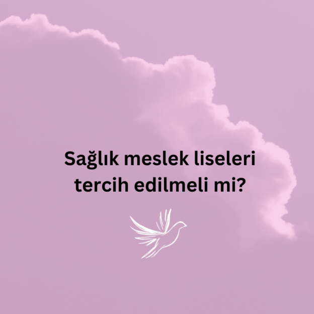 Sağlık meslek liseleri tercih edilmeli mi? 1