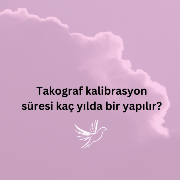 Takograf kalibrasyon süresi kaç yılda bir yapılır? 1