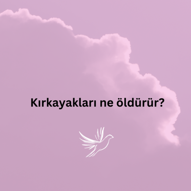 Kırkayakları ne öldürür? 1