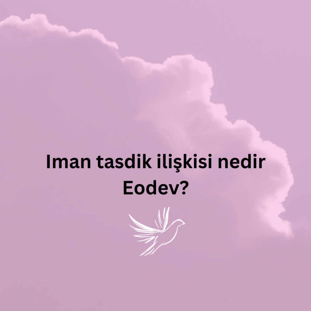 İman tasdik iman ikrar ilişkisi nedir?