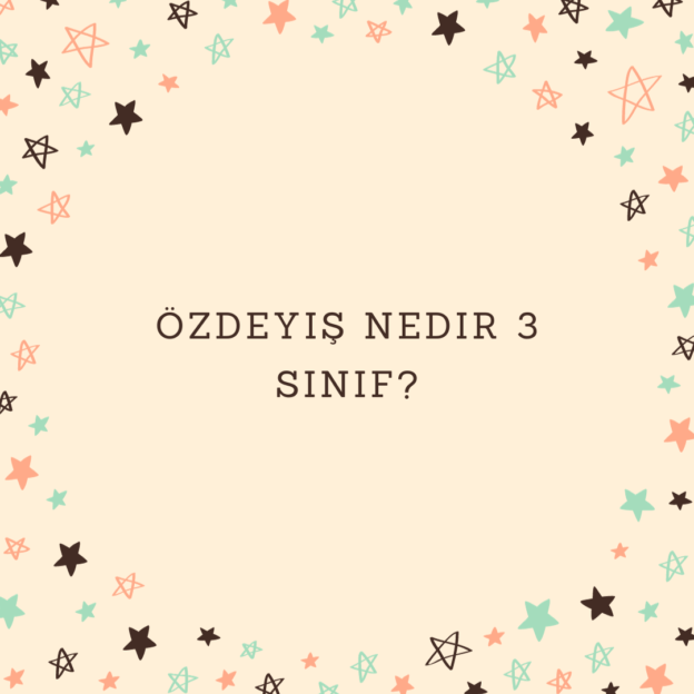 Özdeyiş nedir 3 sınıf? 1